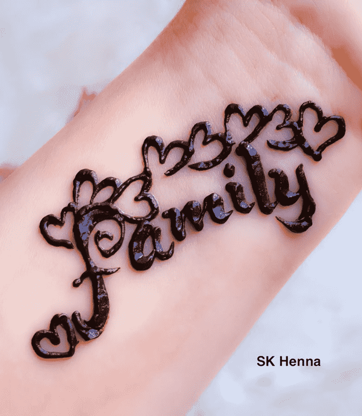 Dazzling Wrist Henna design