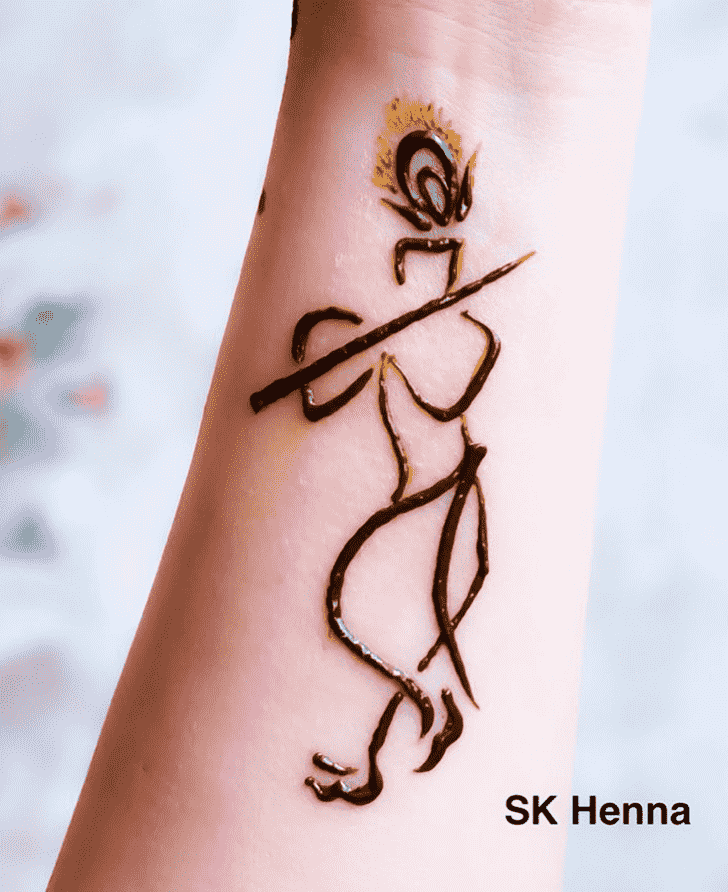 Delicate Wrist Henna design