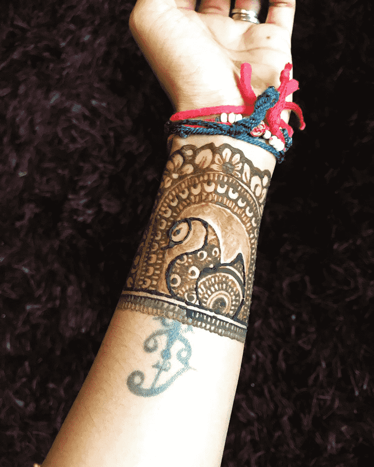 Stunning Wrist Henna design